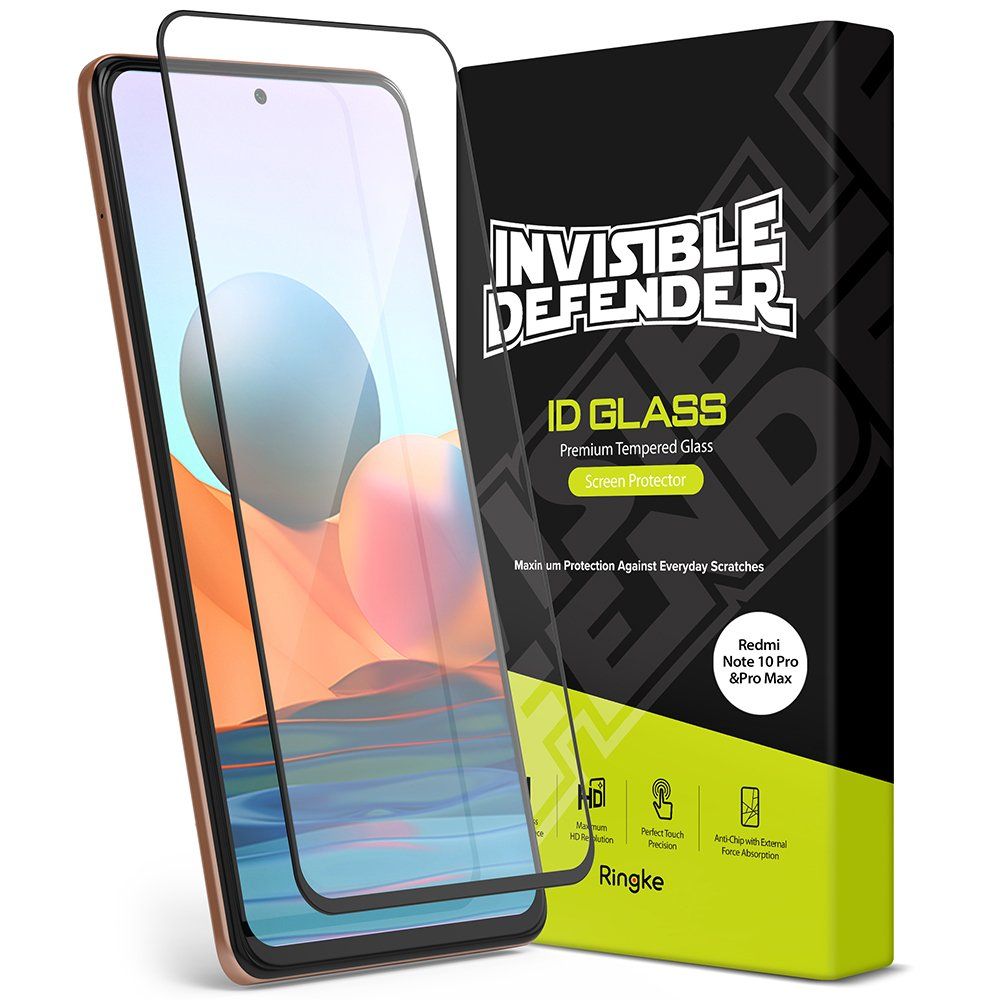 Ringke Id Fc Glass czarne Xiaomi Redmi Note 10 Pro Ringke Id Fc Glass czarne Xiaomi Redmi Note 10 Pro
