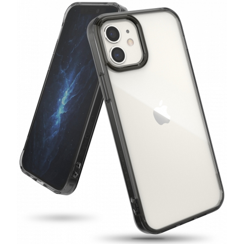 Ringke nak�adka Fusion czarna Apple iPhone 12 Mini / 2