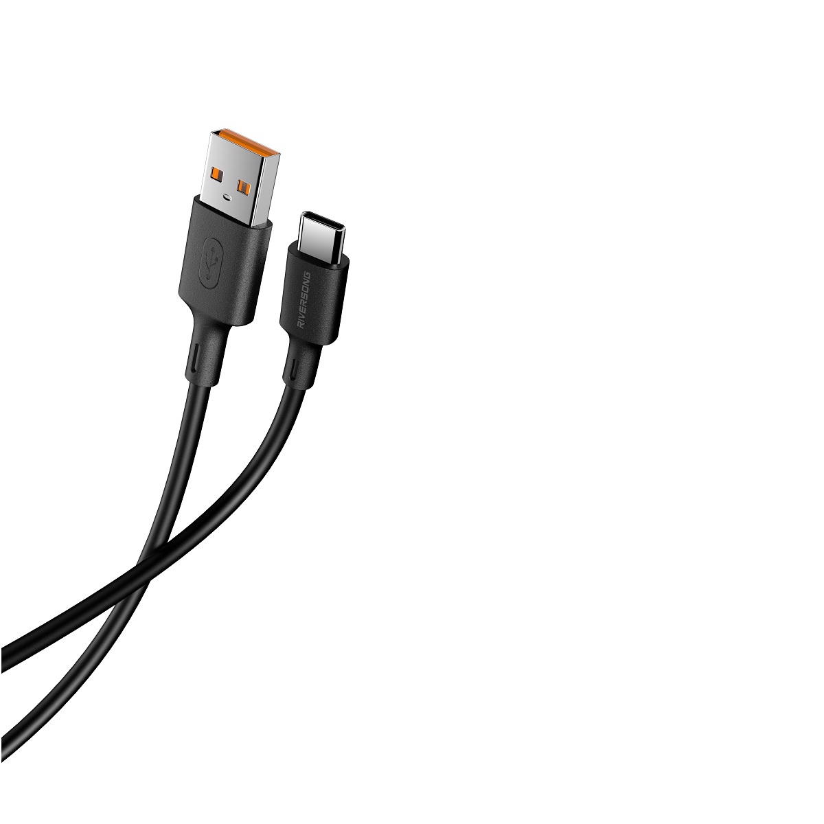 Riversong kabel Zeta USB - USB-C 1,0m 2,4A czarny CT118 / 2