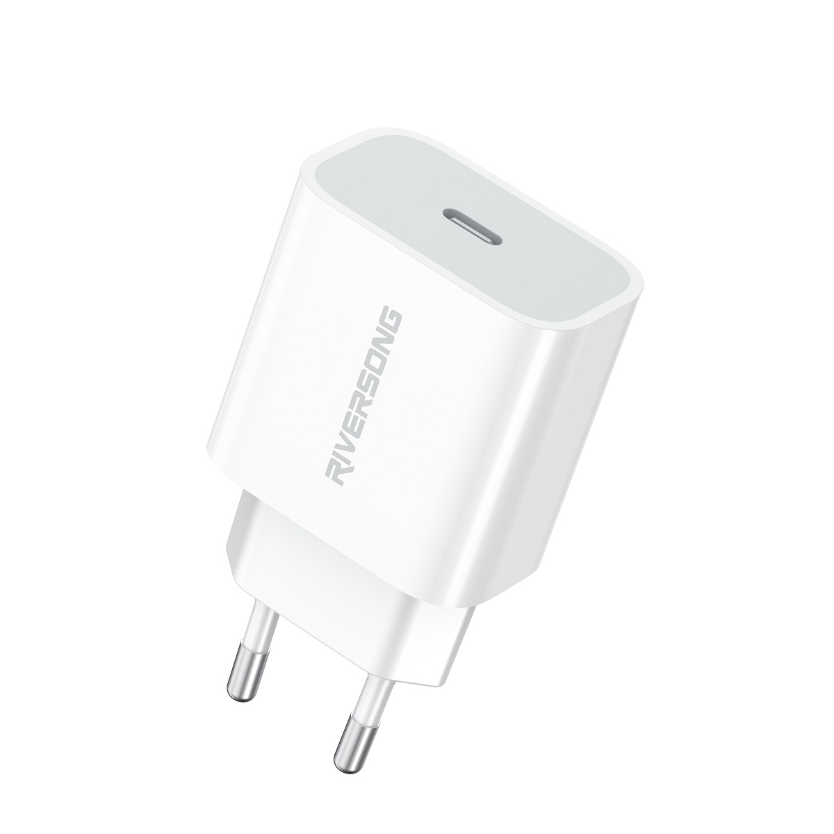 Riversong �adowarka sieciowa PowerKub 20 1x USB-C 20W bia�a AD75 / 2