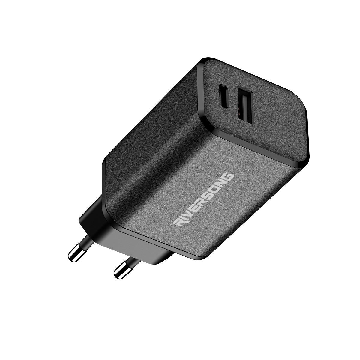 Riversong adowarka sieciowa PowerKub G65 65W 1x USB 1x USB-C czarna AD96-EU / 3