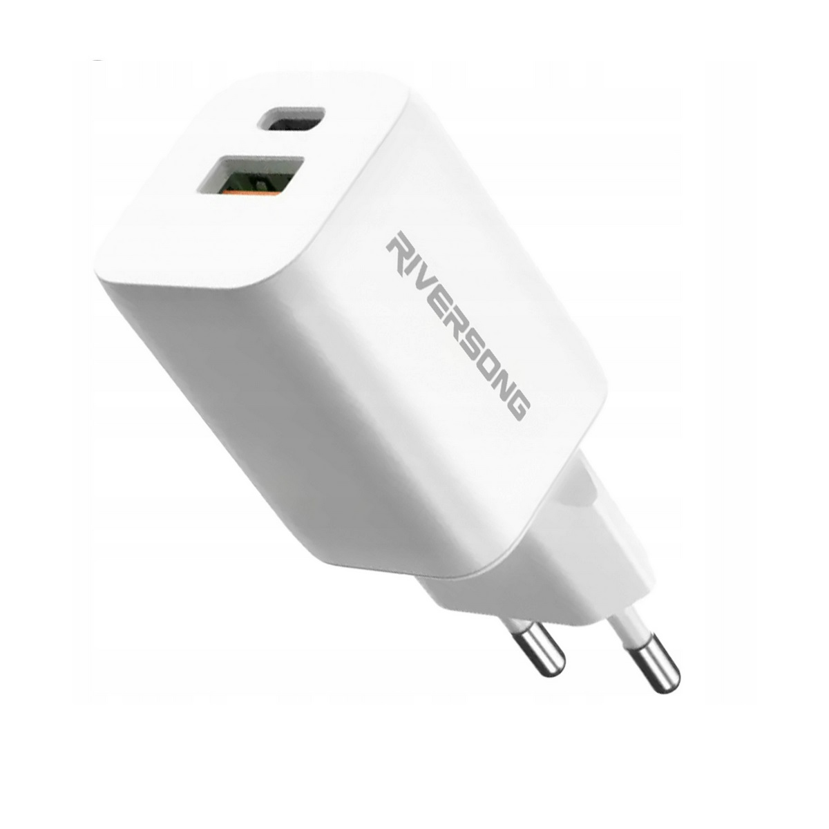 Riversong �adowarka sieciowa SafeKub D6 1x USB 1x USB-C 30W bia�a AD28 / 2