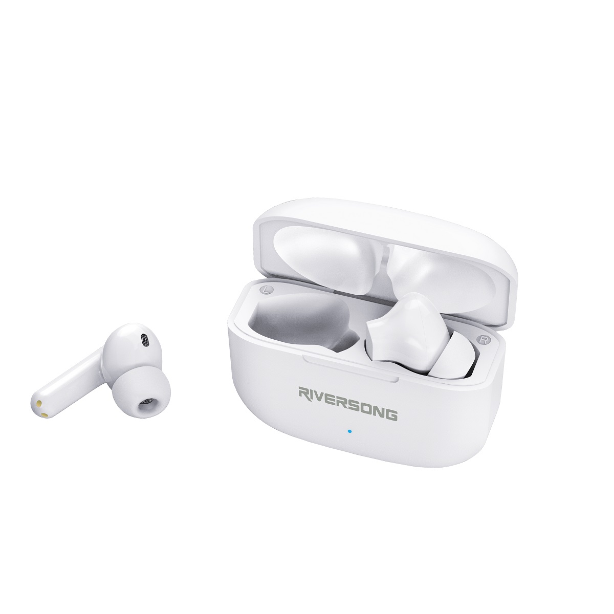 Riversong s�uchawki Bluetooth AirFly L6 TWS bia�e EA221