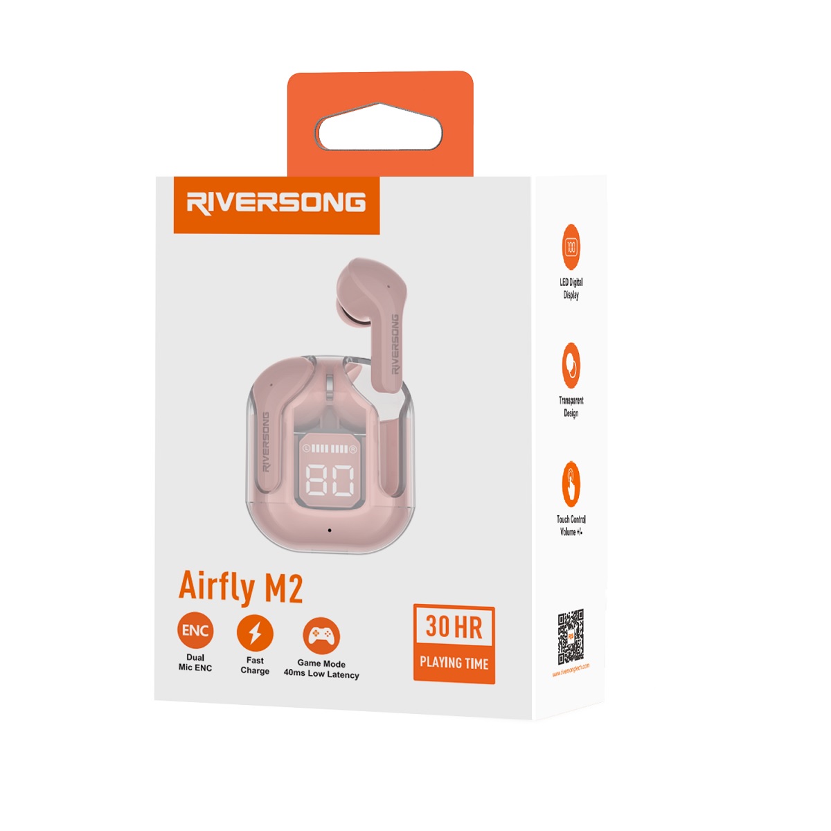 Riversong s�uchawki Bluetooth AirFly M2 TWS r�owe EA233 / 2