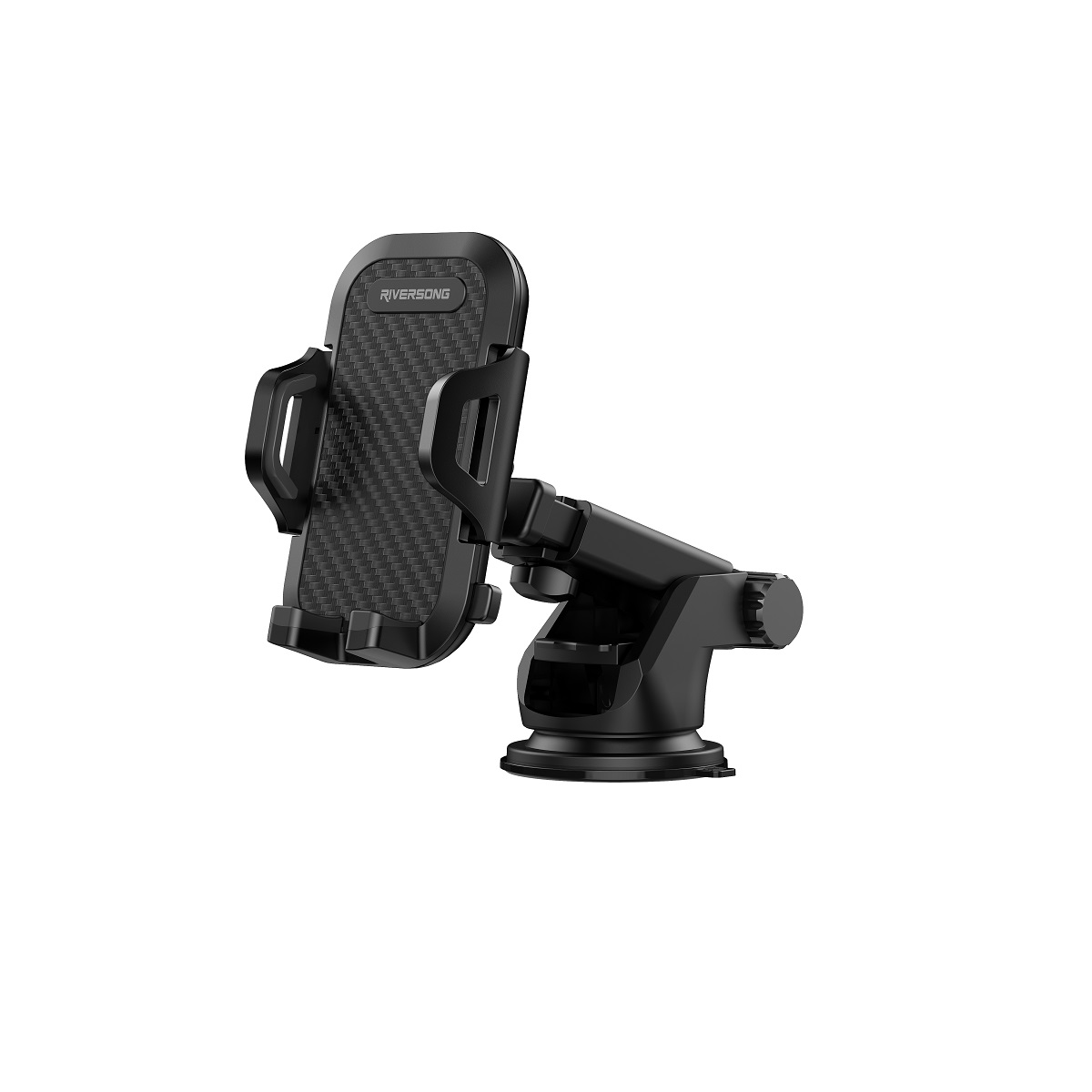 Riversong uchwyt samochodowy Flexiclip czarny z przyssawk� CH05 / 2