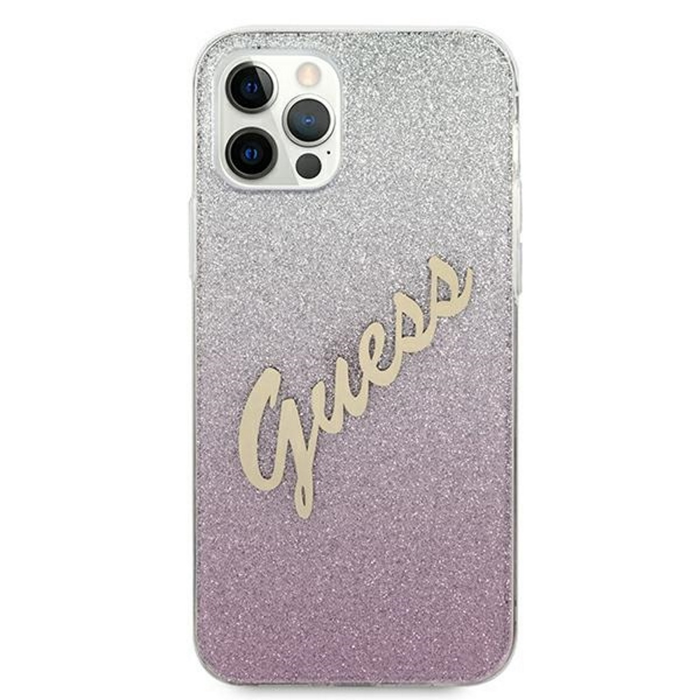  rowe hard case Glitter Gradient Script Apple iPhone 12 / 3