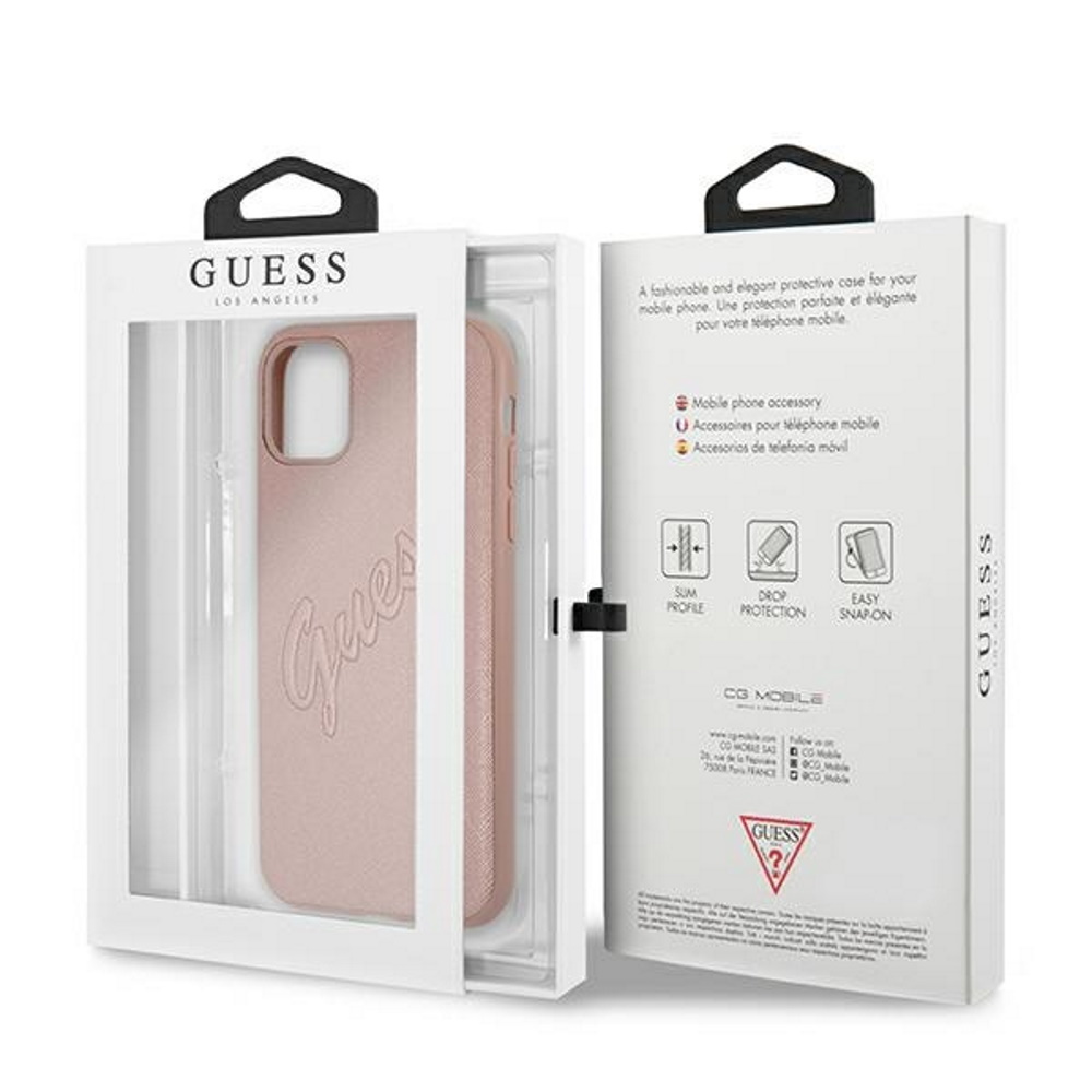  r�owe hard case Saffiano Vintage Script Apple iPhone 12 Pro Max (6.7 cali) / 4