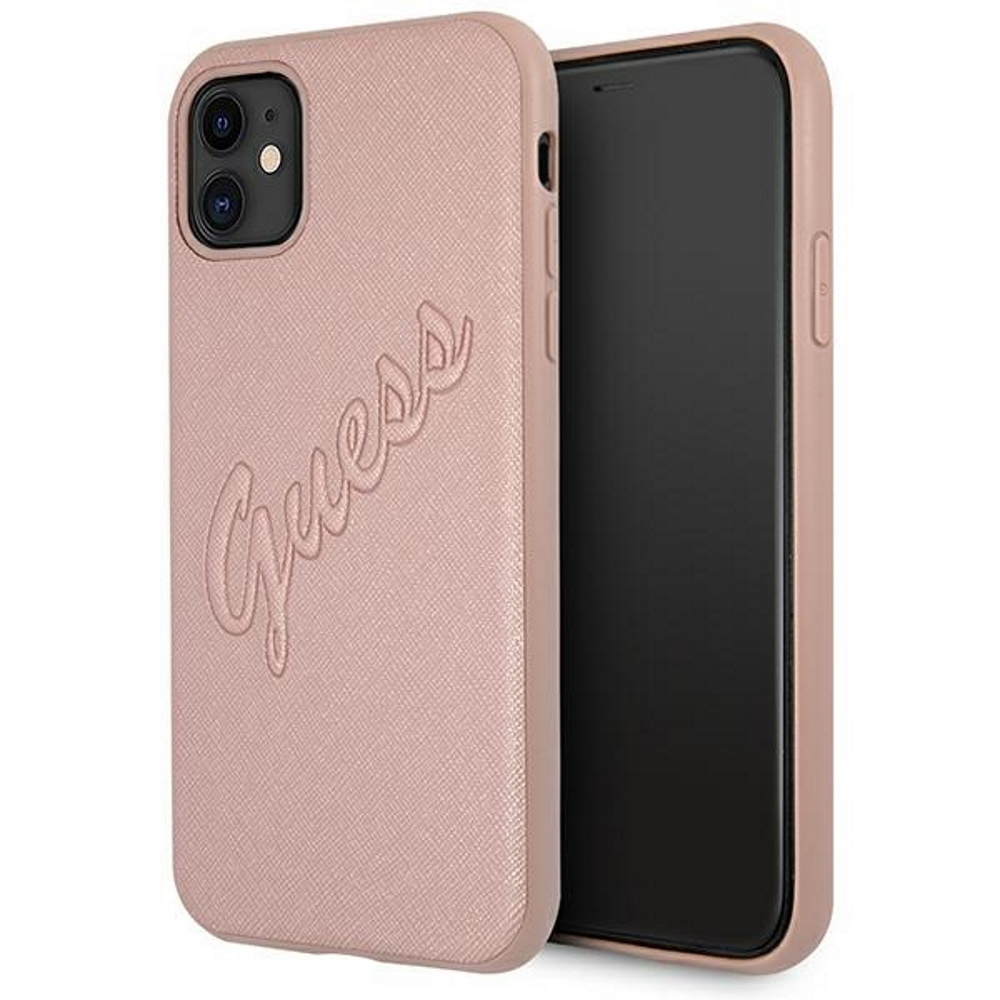  r�owe hard case Saffiano Vintage Script Apple iPhone 12 Pro (6.1 cali)