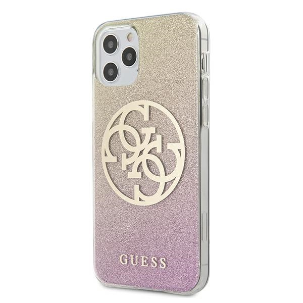  r�owo-z�ote hard case Glitter Gradient 4G Circle Logo Apple iPhone 12 Pro (6.1 cali)