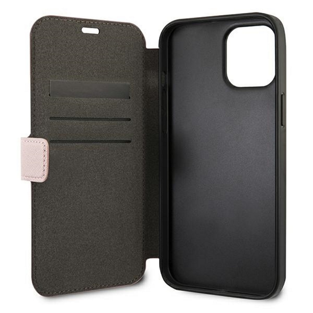  r�owy book case Saffiano Apple iPhone 12 Pro Max (6.7 cali) / 4