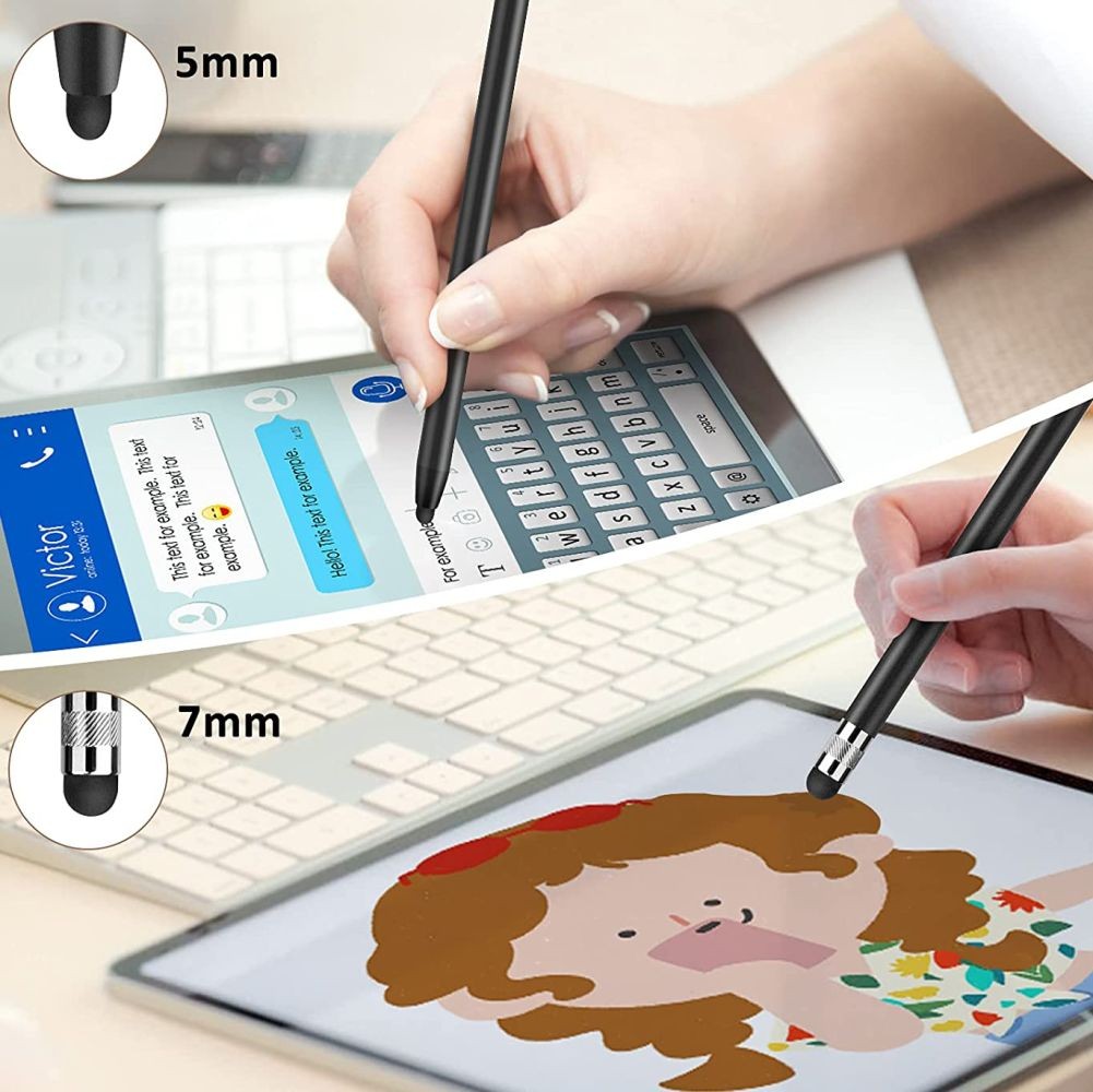 Rysik Tech-Protect Aluminium Touch Pen czarny / 4 Rysik Tech-Protect Aluminium Touch Pen czarny / 4