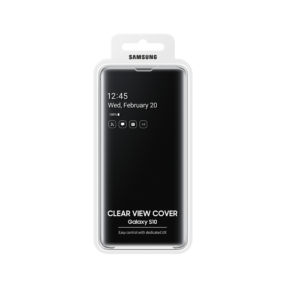 Samsung etui Clear View Cover czarne Samsung Galaxy S10 / 5