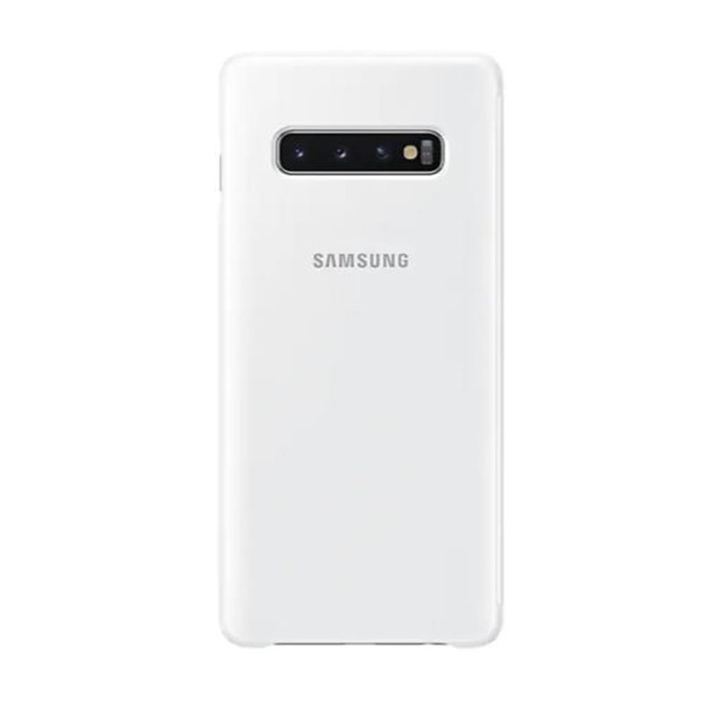 Samsung etui Clear View Cover bia�e Samsung Galaxy S10 Plus / 3