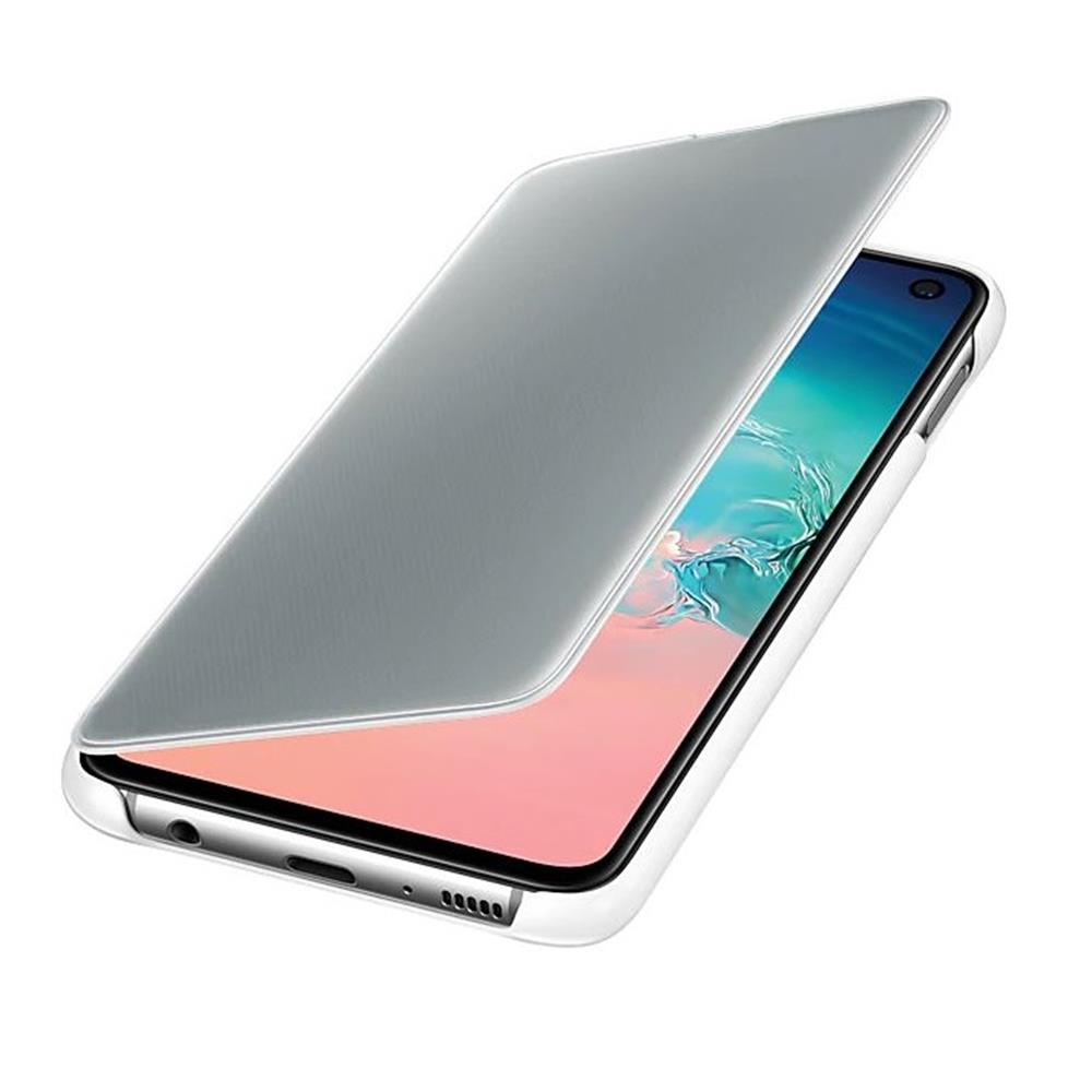 Samsung etui Clear View Cover bia�e Samsung Galaxy S10e / 3