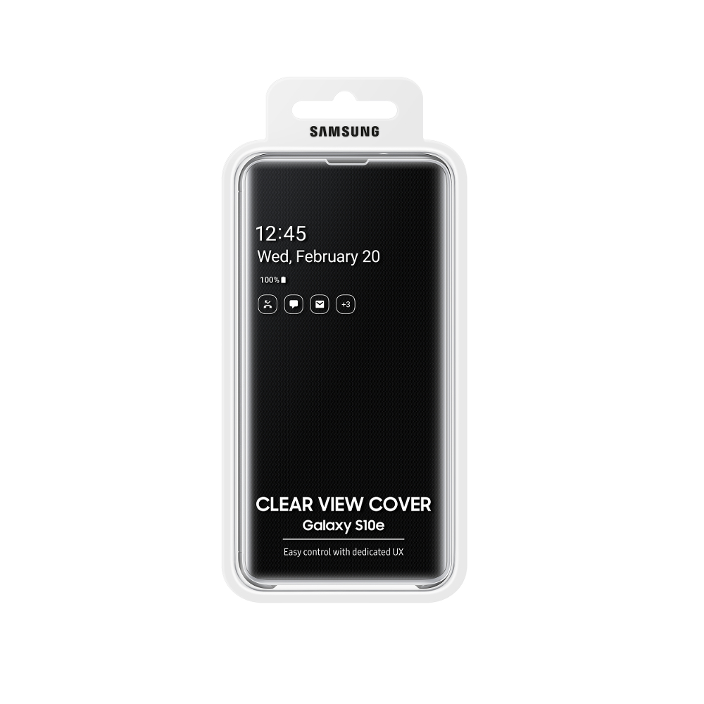 Samsung etui Clear View Cover czarne Samsung Galaxy S10 / 5