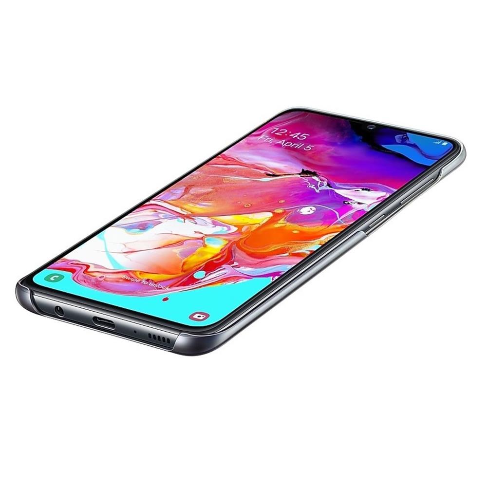 Samsung etui Gradation Cover czarne Samsung Galaxy A70 / 3