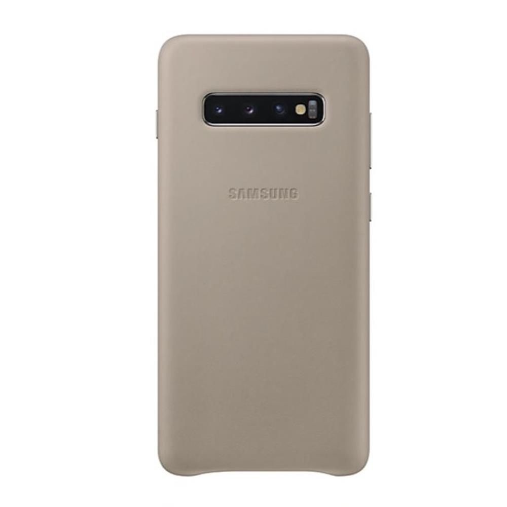 Samsung etui Leather Cover szare Samsung Galaxy S10 Plus