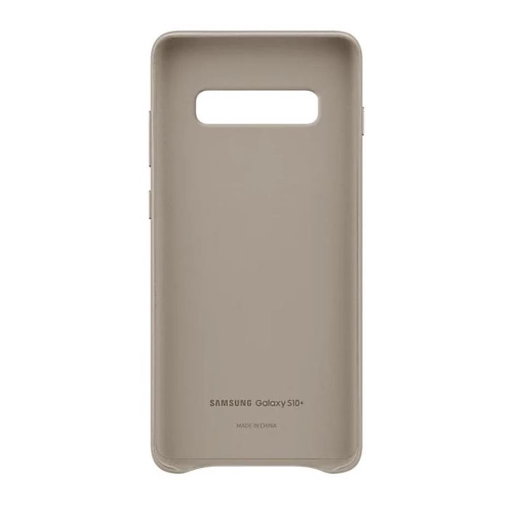 Samsung etui Leather Cover szare Samsung Galaxy S10 Plus / 2