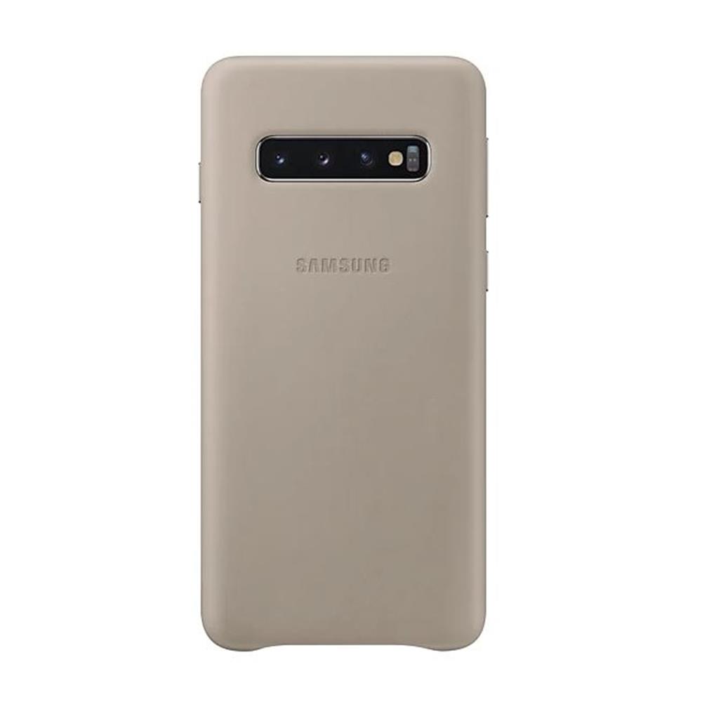 Samsung etui Leather Cover szare Samsung Galaxy S10