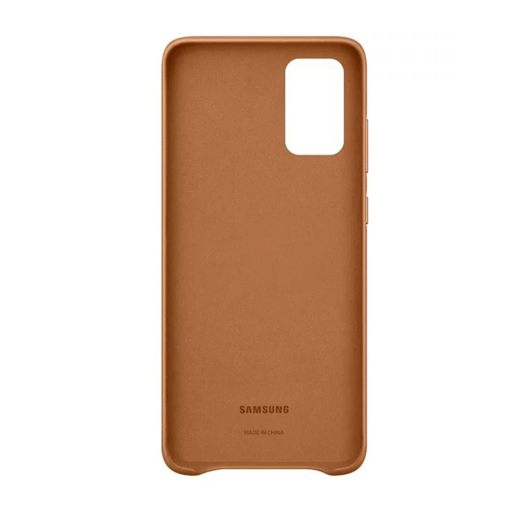 Samsung etui Leather Cover brzowe Samsung Galaxy S20 Plus / 2