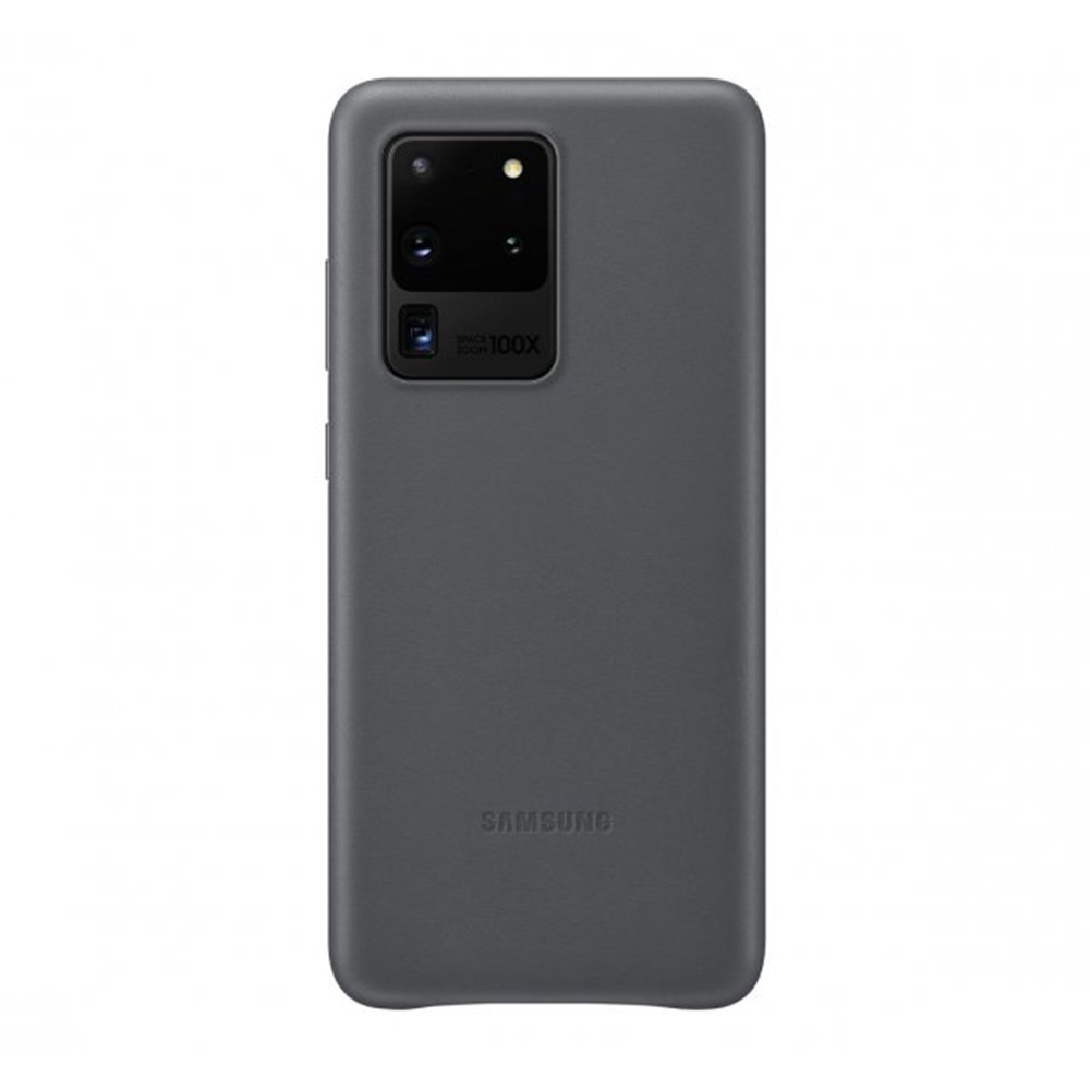 Samsung etui Leather Cover szare Samsung S20 Ultra