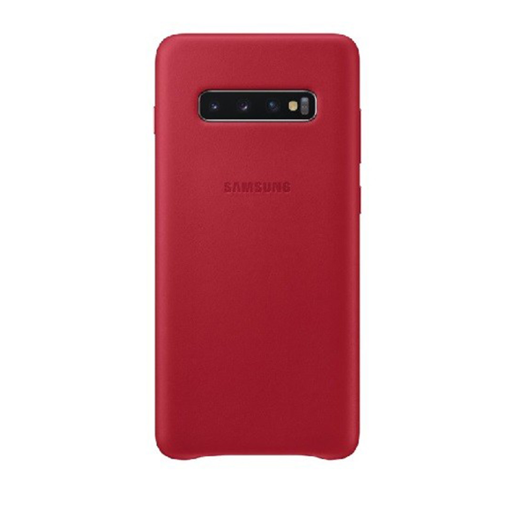 Samsung etui Leather Cover Galaxy S10 Plus czerwone Samsung Galaxy S10 Plus