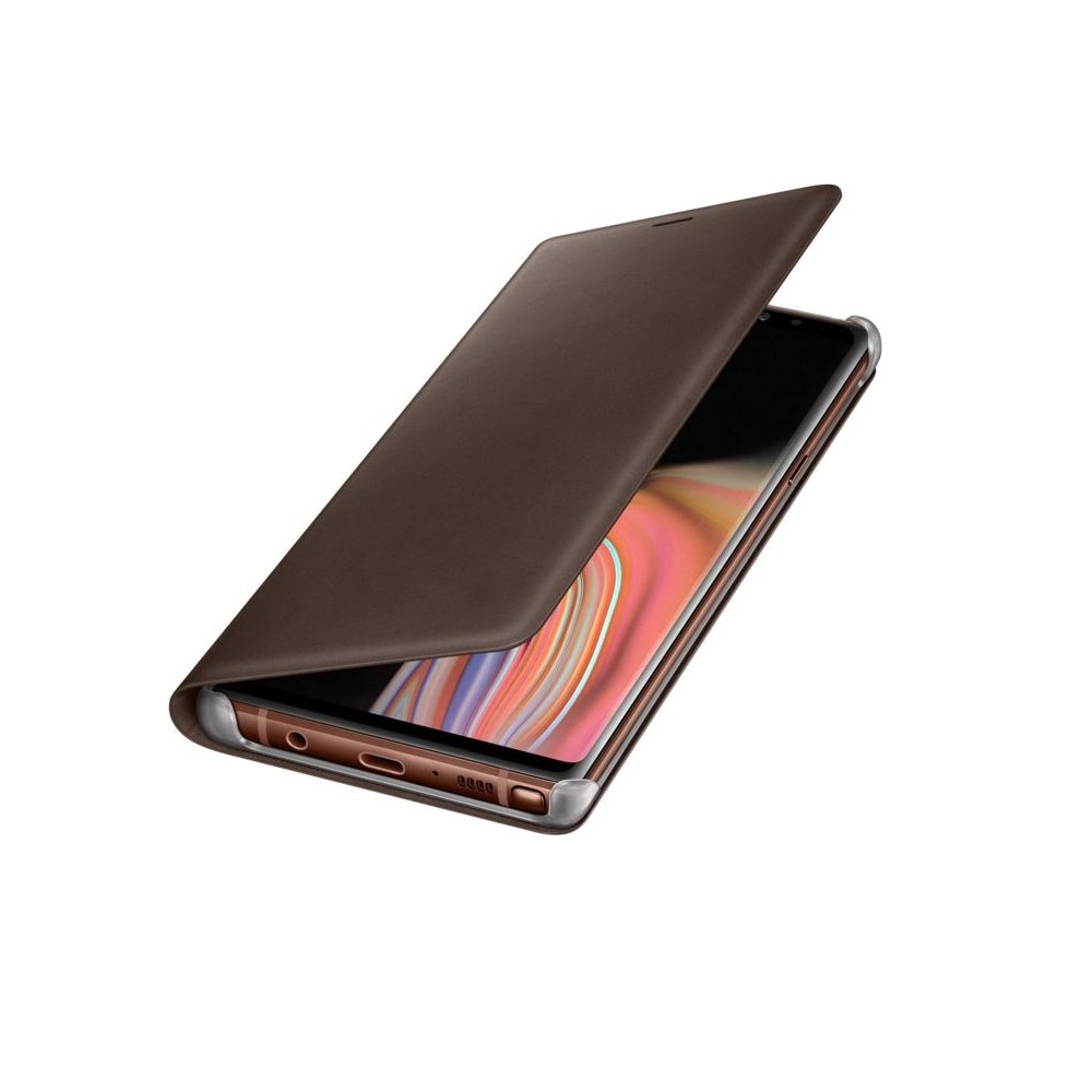 Samsung etui Leather View Cover brzowe Samsung Galaxy Note 9 / 4