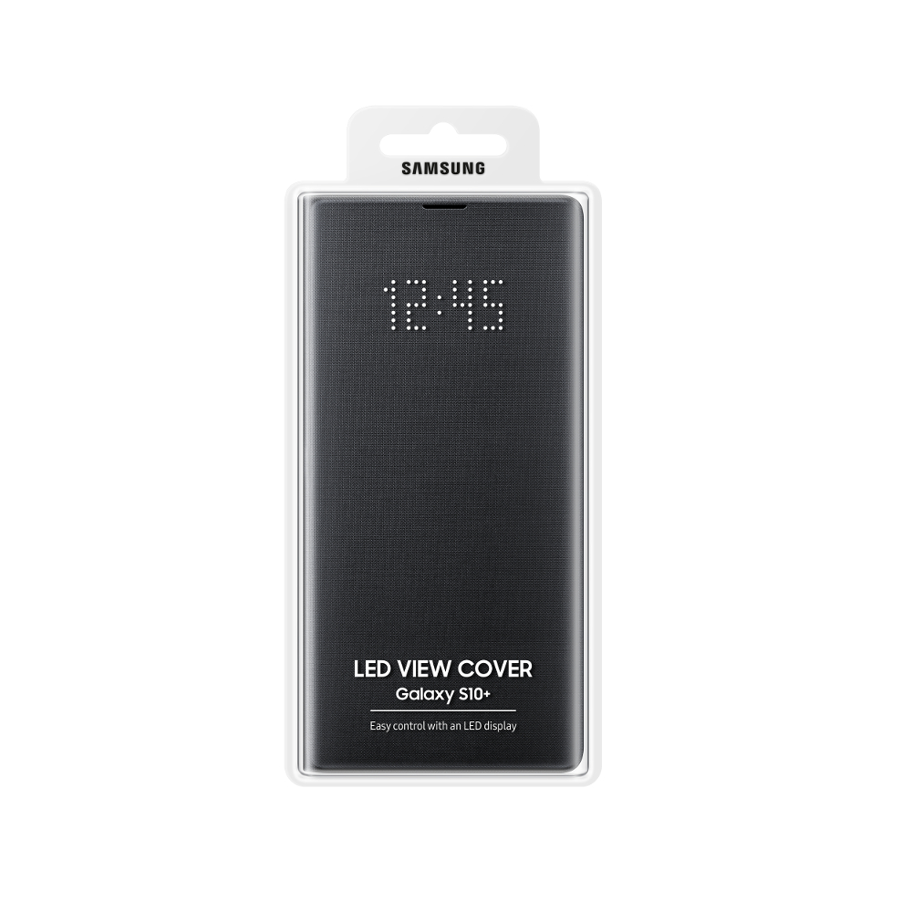 Samsung etui LED View Cover czarne Samsung Galaxy S10 Plus / 5