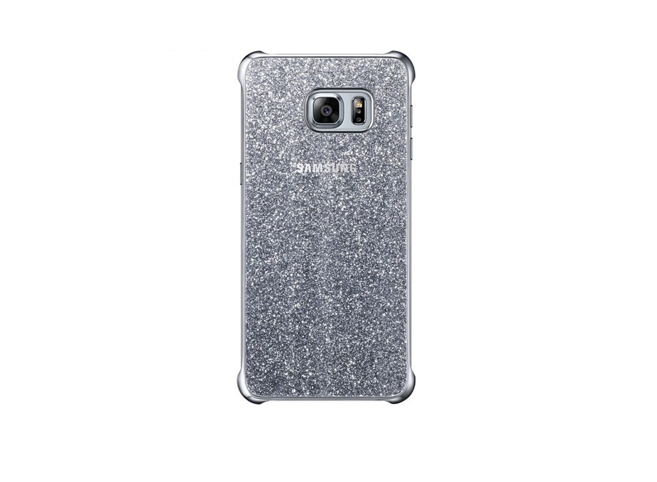 Samsung etui oryginalne Back Cover brokat srebrne  Samsung Galaxy S6 Edge Plus G928