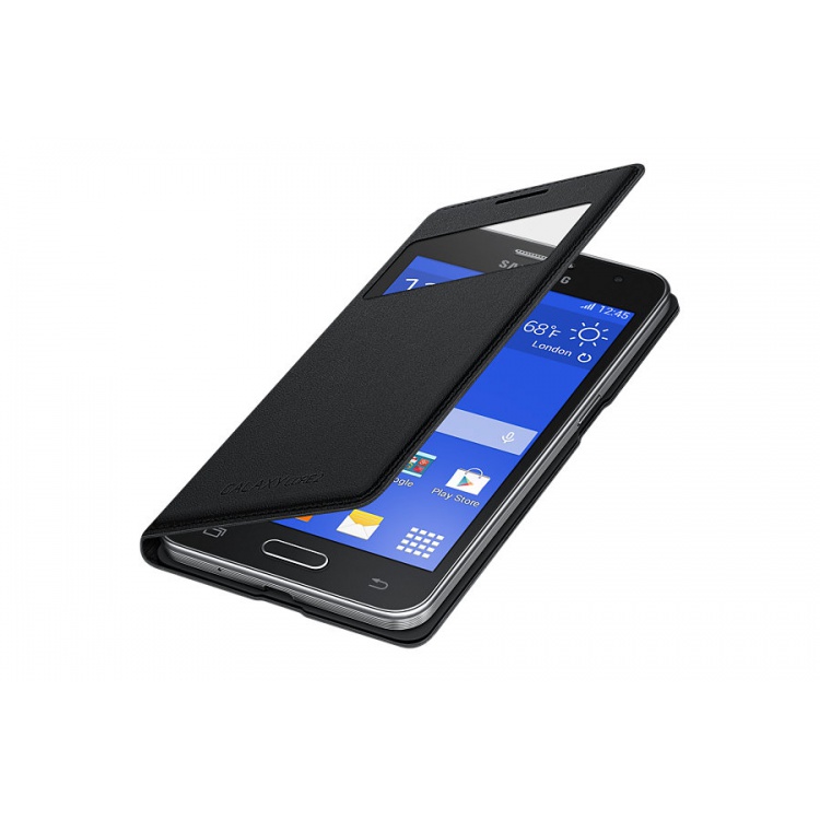 Samsung etui oryginalne S-View czarne  Samsung Galaxy Core 2 (G355)