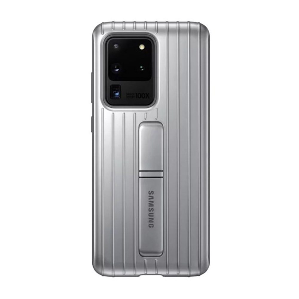 Samsung etui Protective Standing Cover srebrne Samsung S20 Ultra