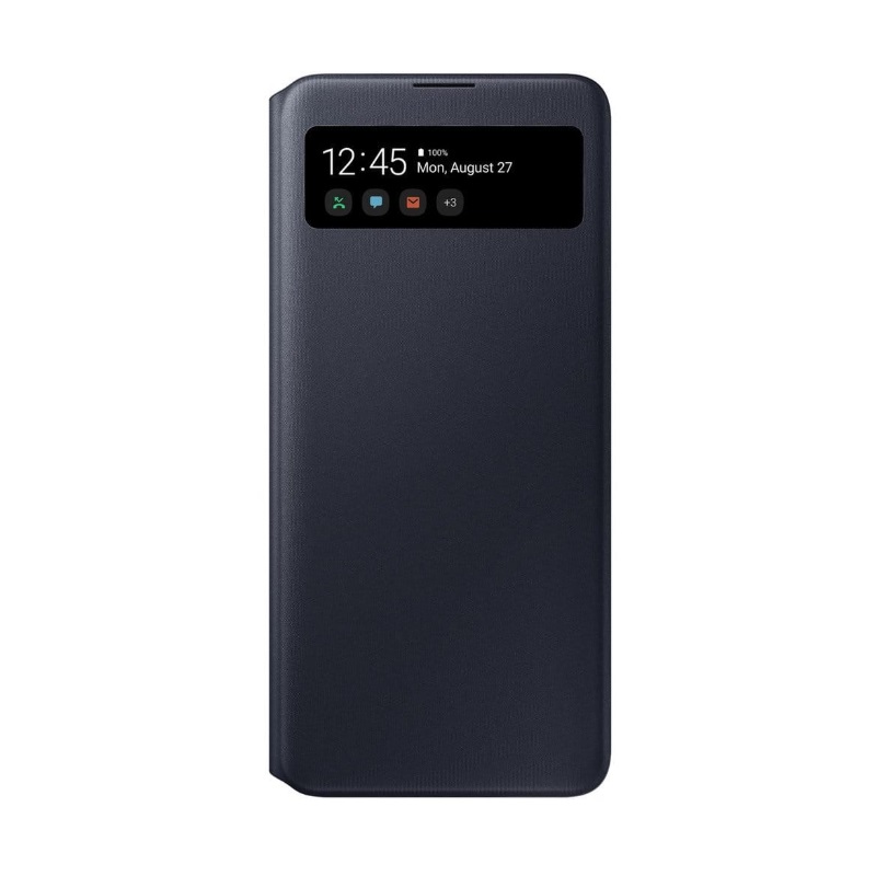 Samsung etui S View Wallet Cover czarne Samsung Galaxy A71