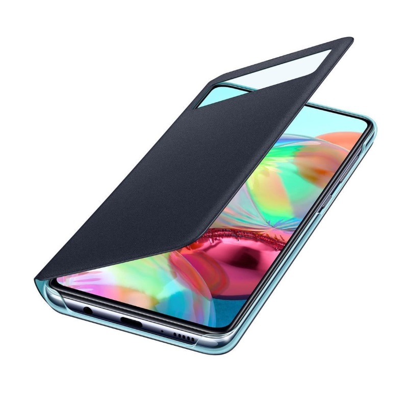 Samsung etui S View Wallet Cover czarne Samsung Galaxy A71 / 3