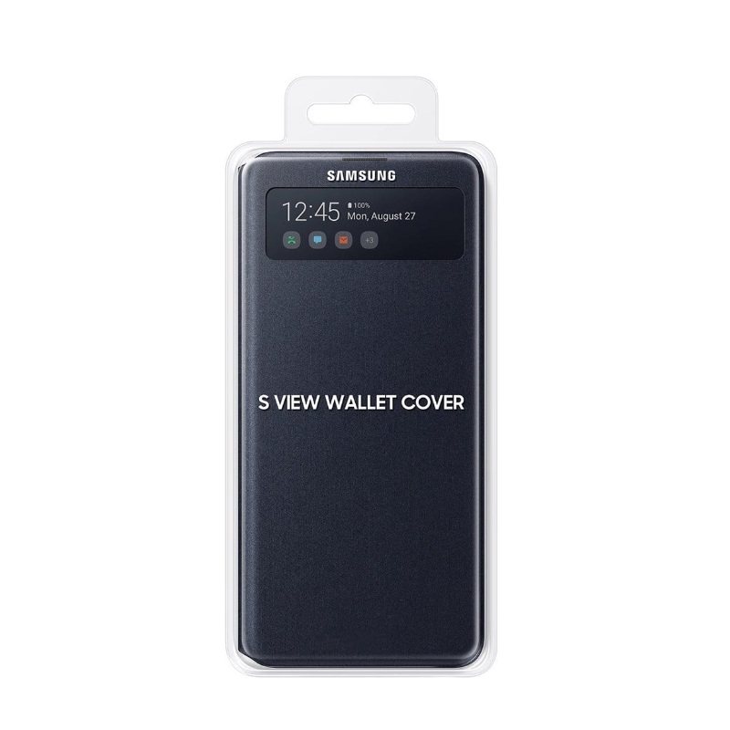 Samsung etui S View Wallet Cover czarne Samsung Galaxy A71 / 5