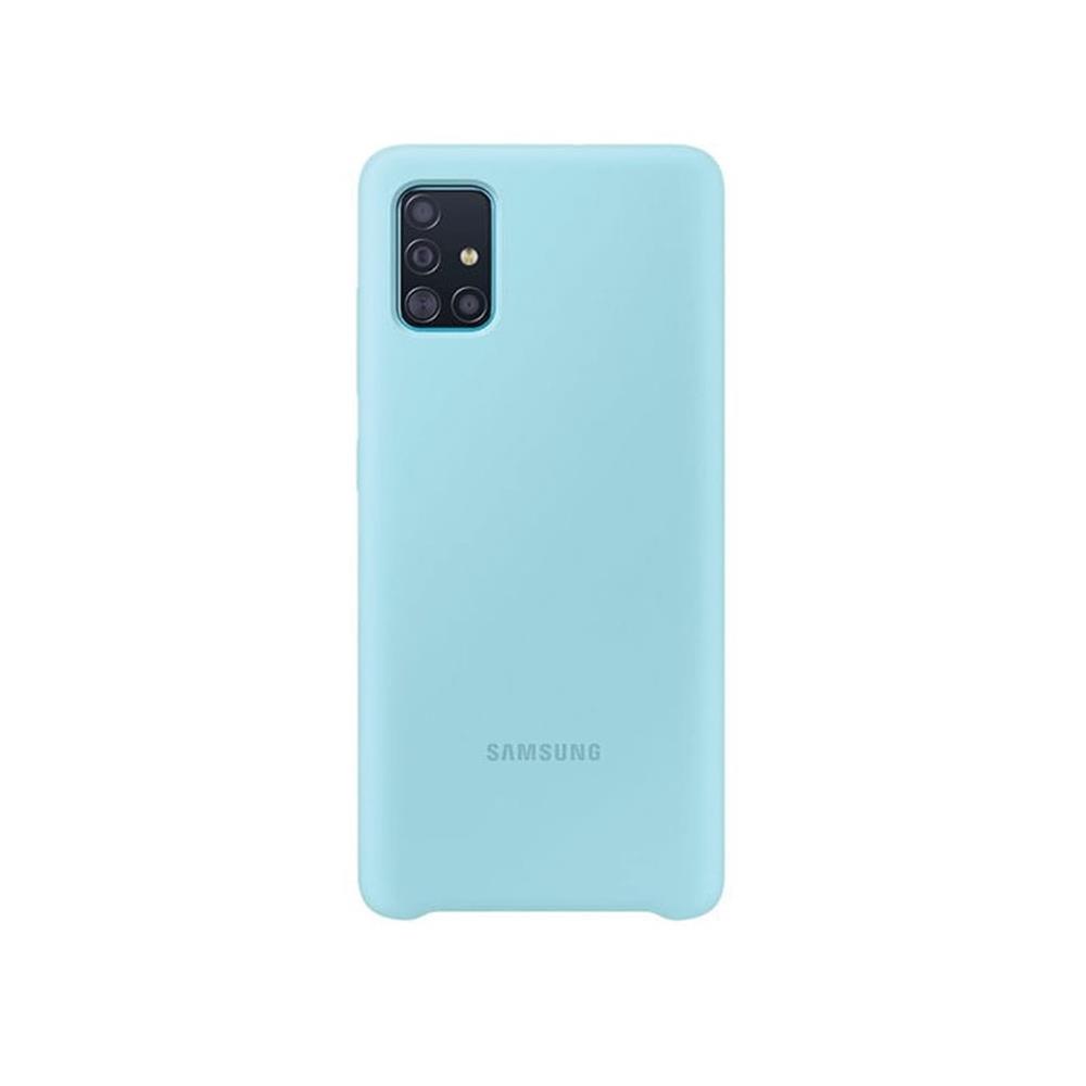 Samsung etui Silicone Cover niebieskie Samsung Galaxy A51