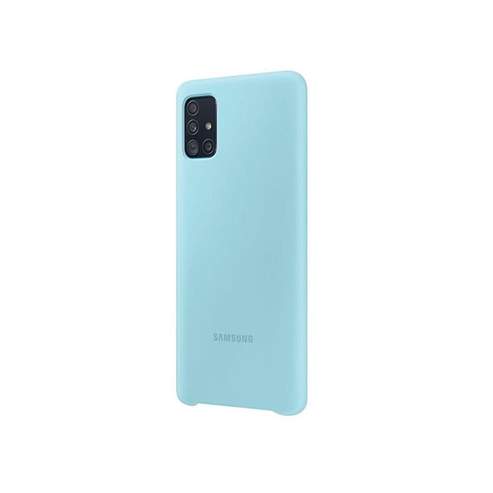 Samsung etui Silicone Cover niebieskie Samsung Galaxy A51 / 2