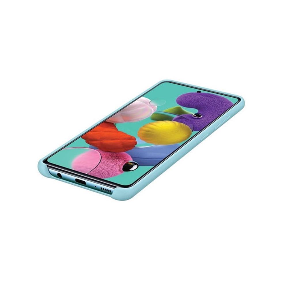 Samsung etui Silicone Cover niebieskie Samsung Galaxy A51 / 3
