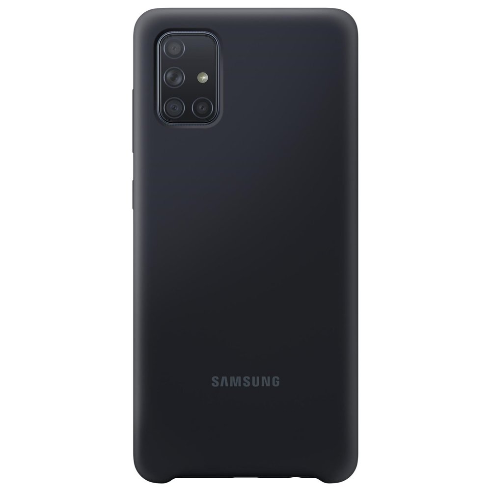 Samsung etui Silicone Cover czarne Samsung Galaxy A71