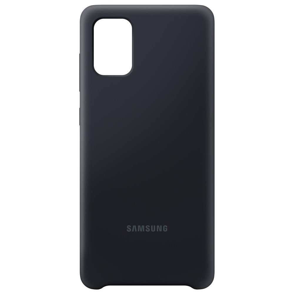 Samsung etui Silicone Cover czarne Samsung Galaxy A71 / 3