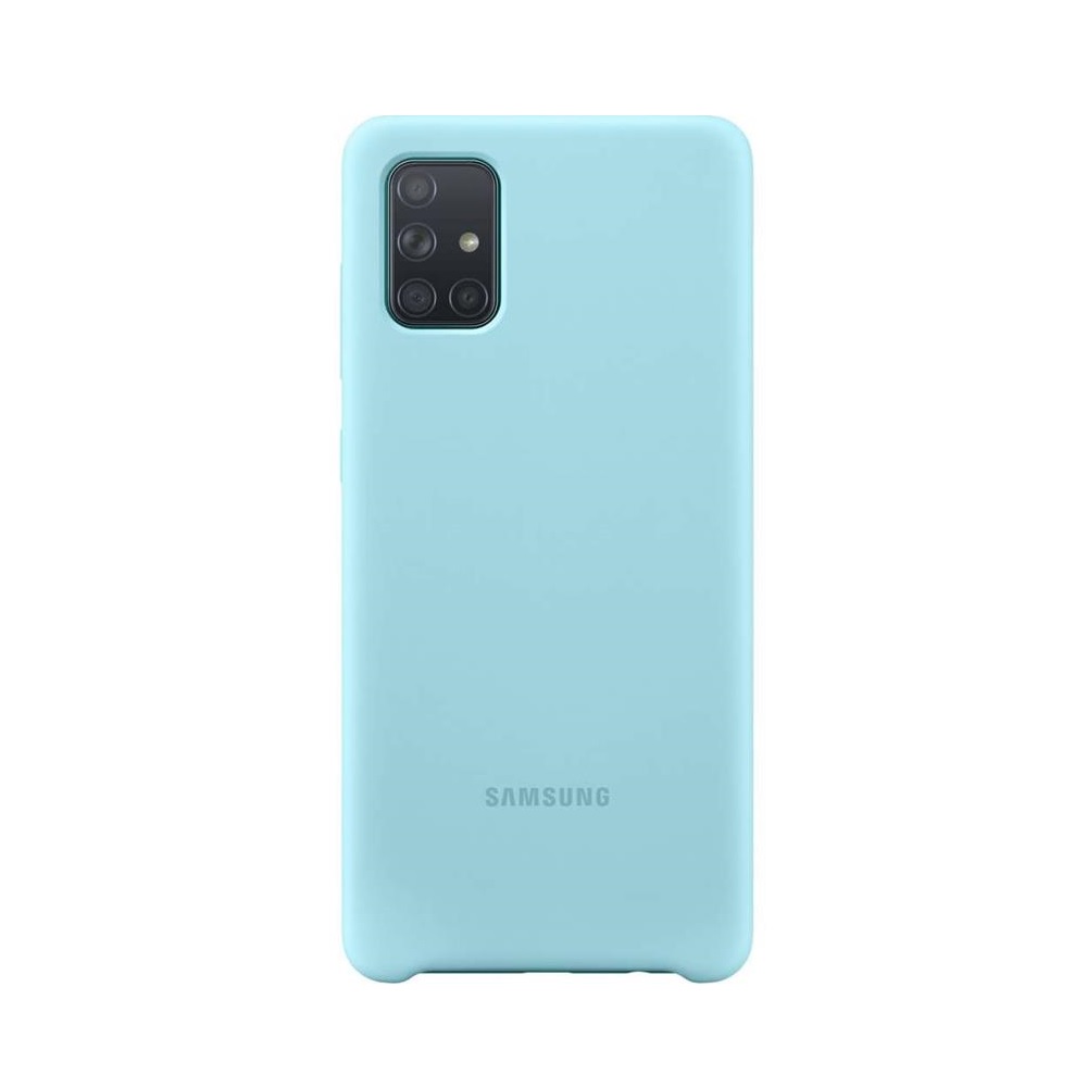 Samsung etui Silicone Cover niebieskie Samsung Galaxy A71