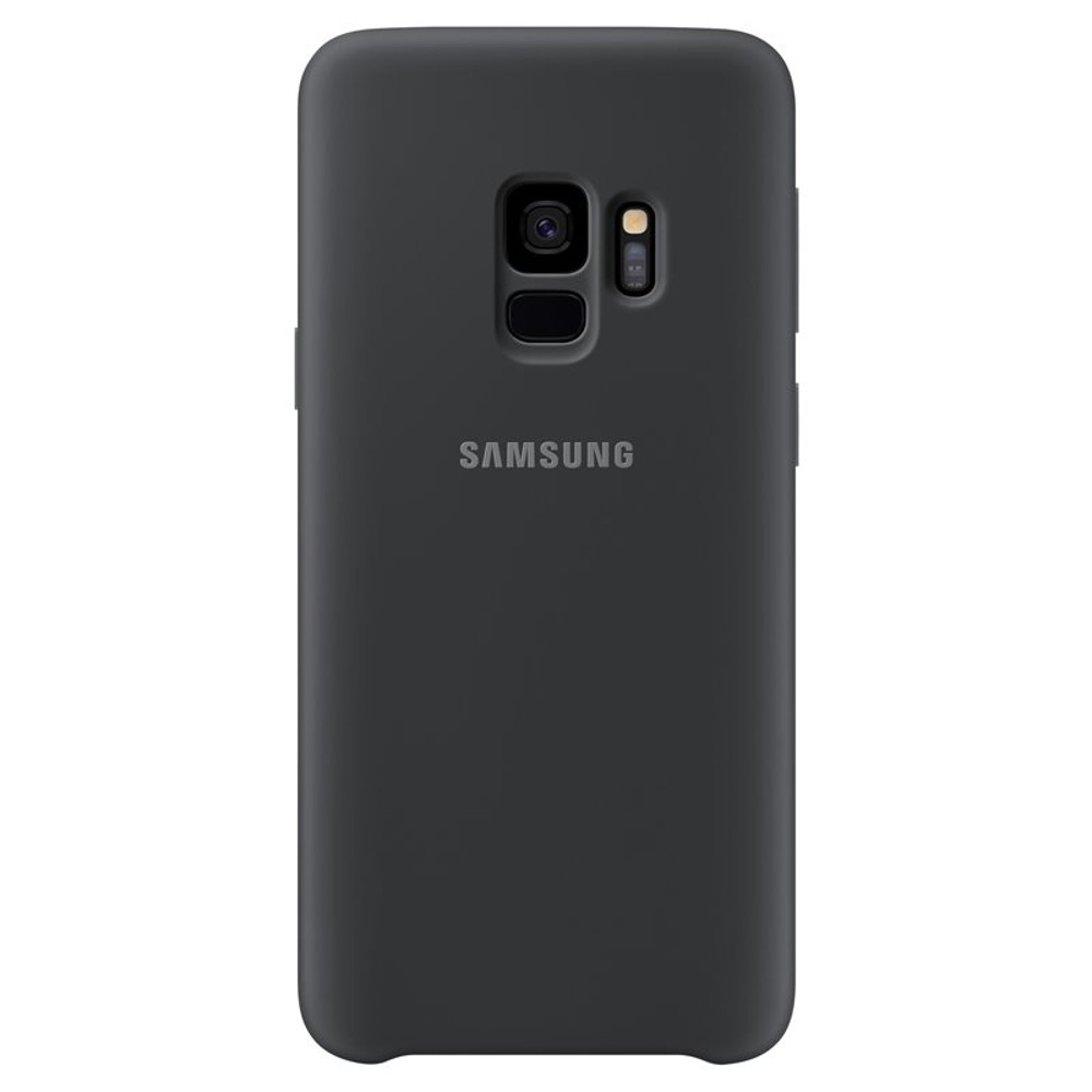 Samsung etui Silicone Cover czarne Samsung Galaxy S9 Plus / 2