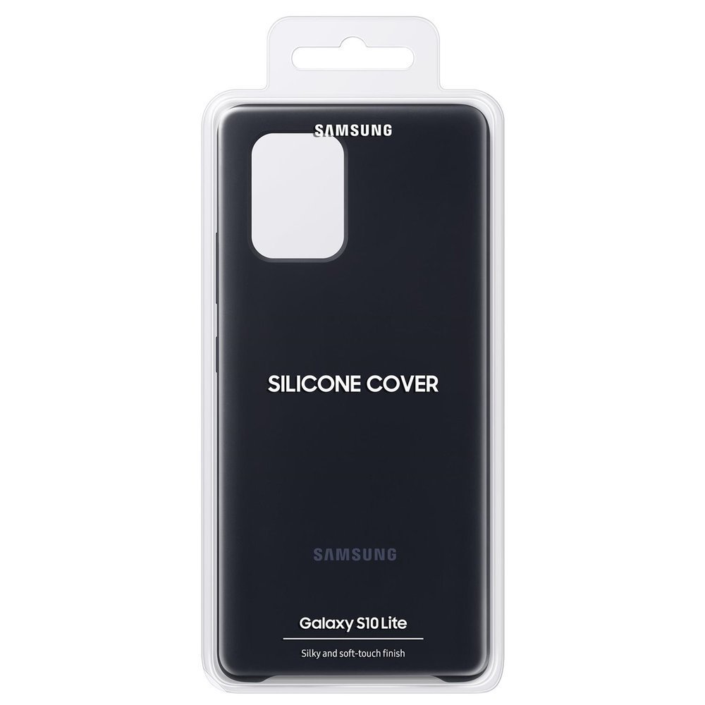 Samsung etui Silicone Cover czarne Samsung Galaxy S10 Lite / 4