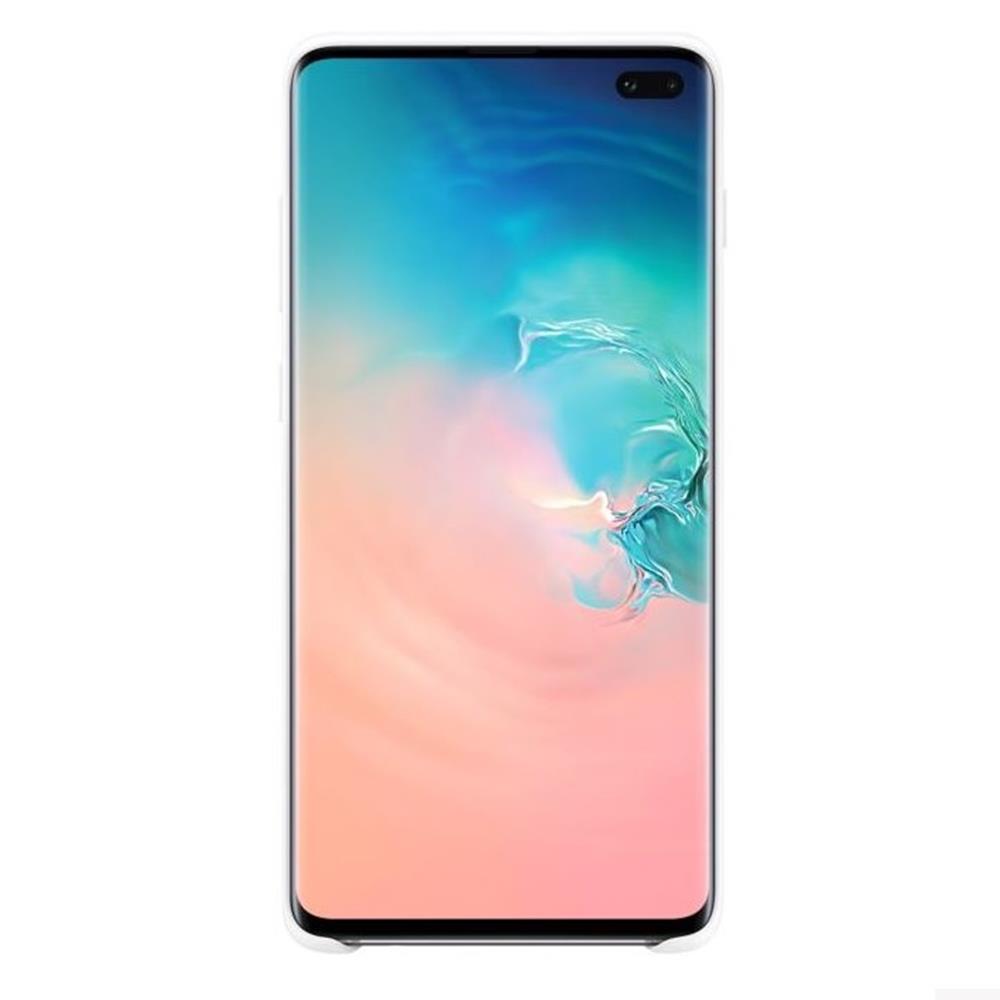 Samsung etui Silicone Cover bia�e Samsung Galaxy S10 Plus / 3