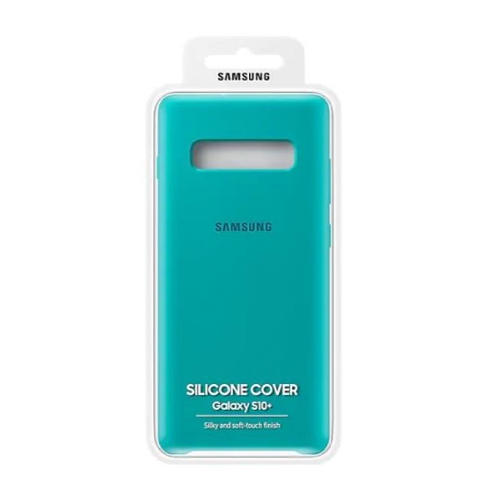 Samsung etui Silicone Cover zielone Samsung Galaxy S10 Plus / 3