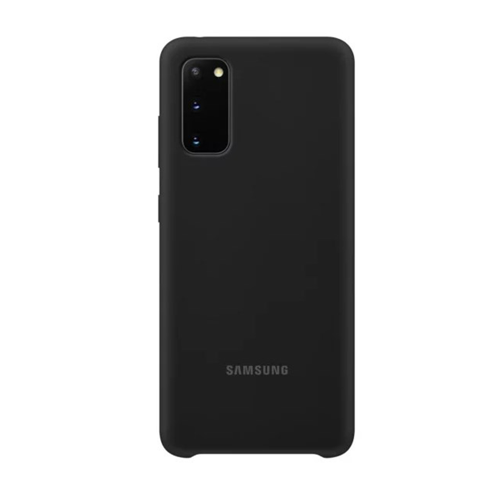 Samsung etui Silicone Cover czarne Samsung Galaxy S20