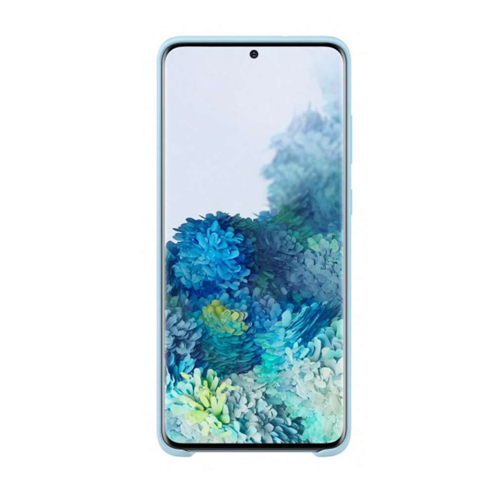 Samsung etui Silicone Cover niebieskie Samsung Galaxy S20 Plus / 3