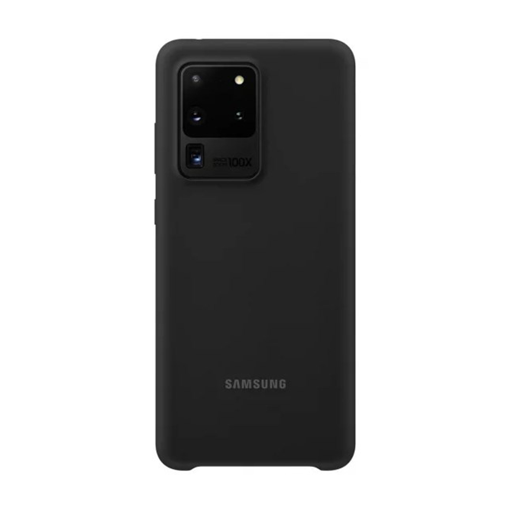 Samsung etui Silicone Cover czarne Samsung S20 Ultra