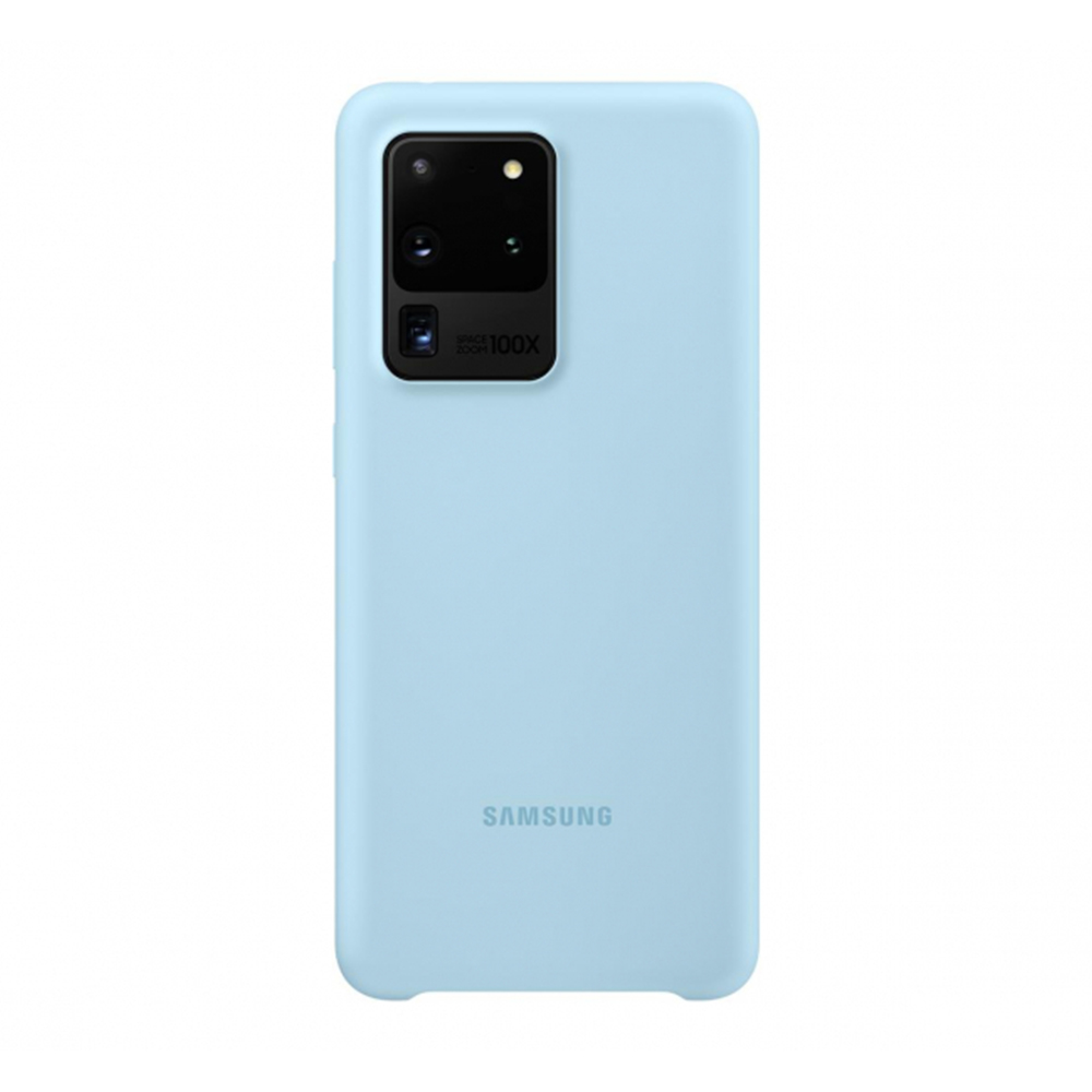 Samsung etui Silicone Cover niebieskie Samsung S20 Ultra