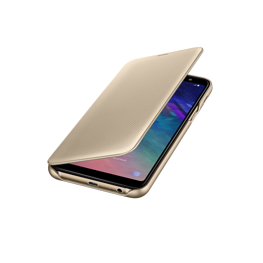 Samsung etui Wallet Cover z�ote Samsung Galaxy A6 Plus (2018) / 2
