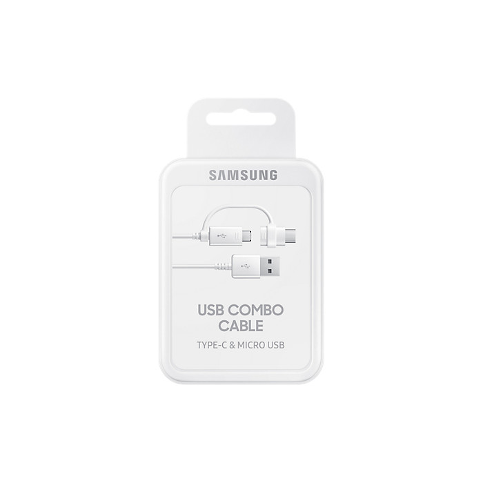 Samsung kabel 2w1 USB - microUSB + USB-C 1,5 m biay / 4